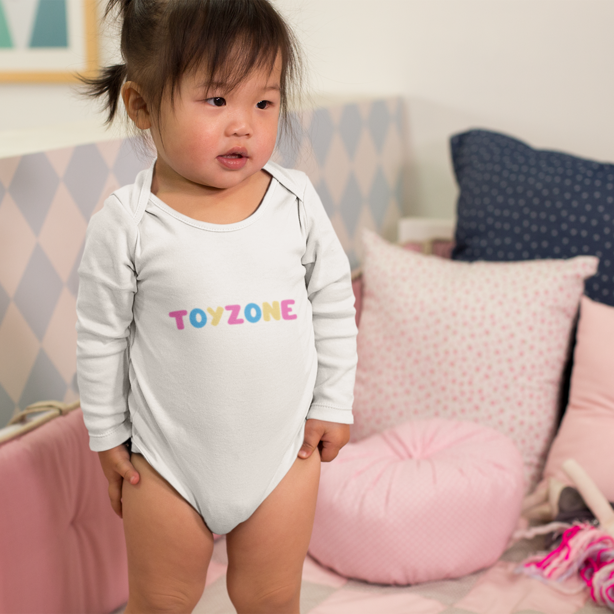 Toyzone Baby Onesie – Soft & Comfortable Cotton Bodysuit